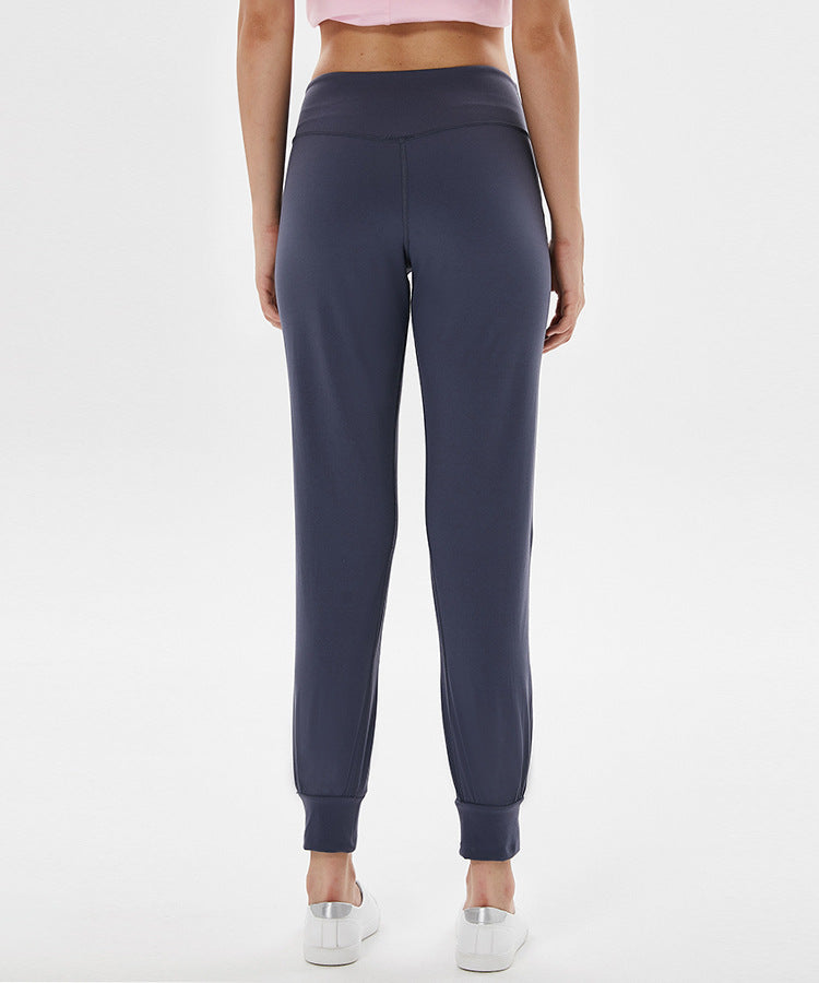 Comfortable High Waist Loose Pocket Yoga Cropped Pants