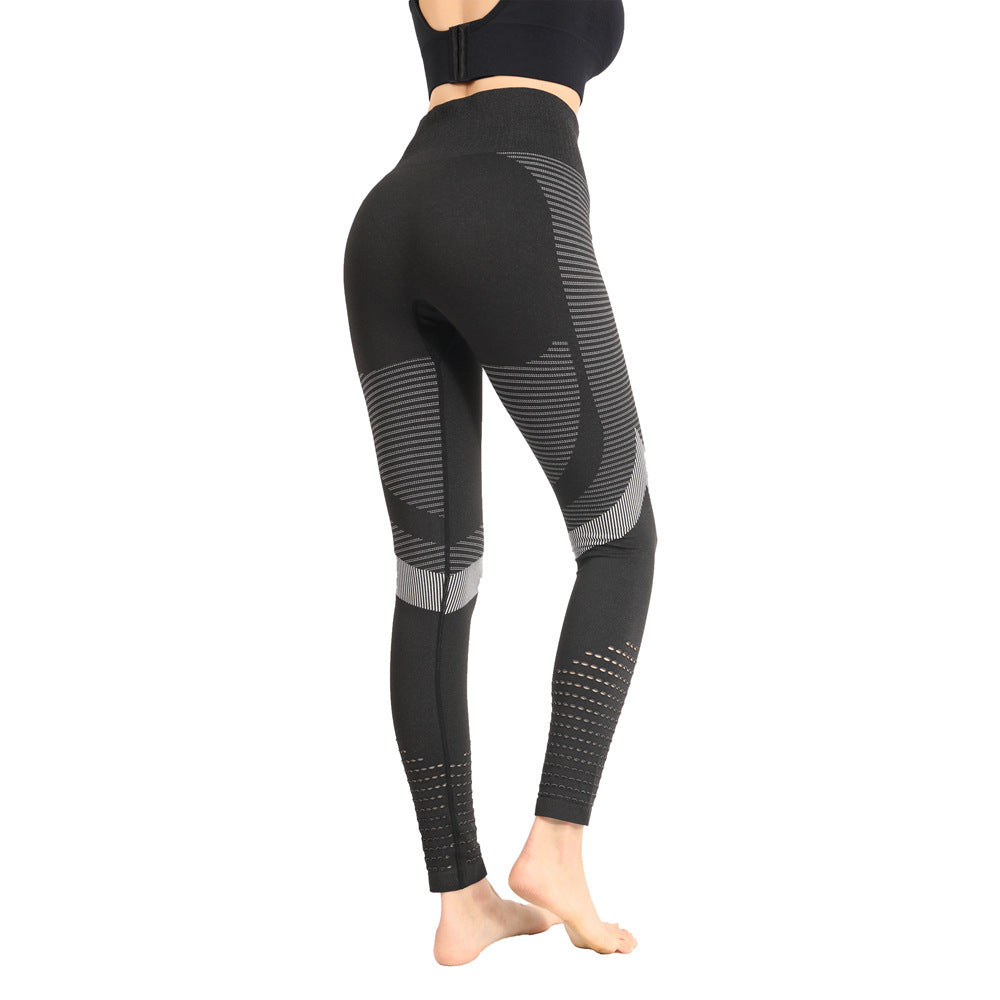 Seamless High Waisted Activewear Leggings with Contouring Details