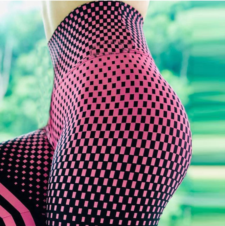 High Waisted Breathable Printed Fitness Leggings for Yoga and Workouts