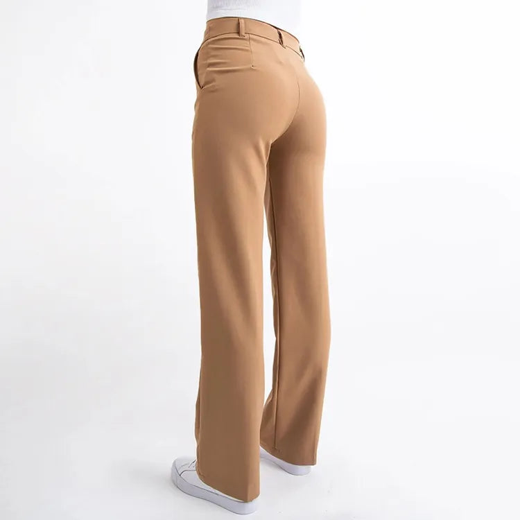 Solid Color Simple Fashion Commuter Business Casual Pants