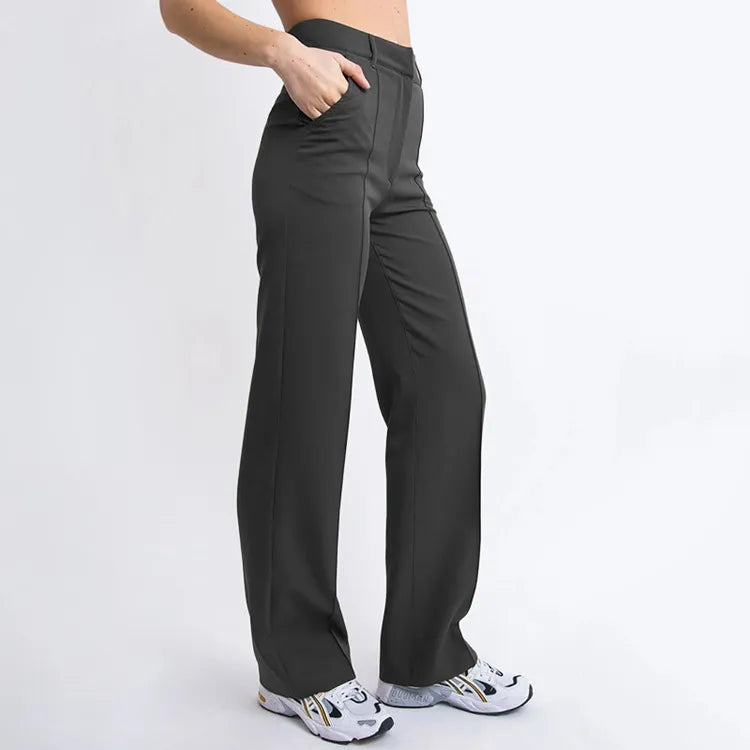 Solid Color Simple Fashion Commuter Business Casual Pants
