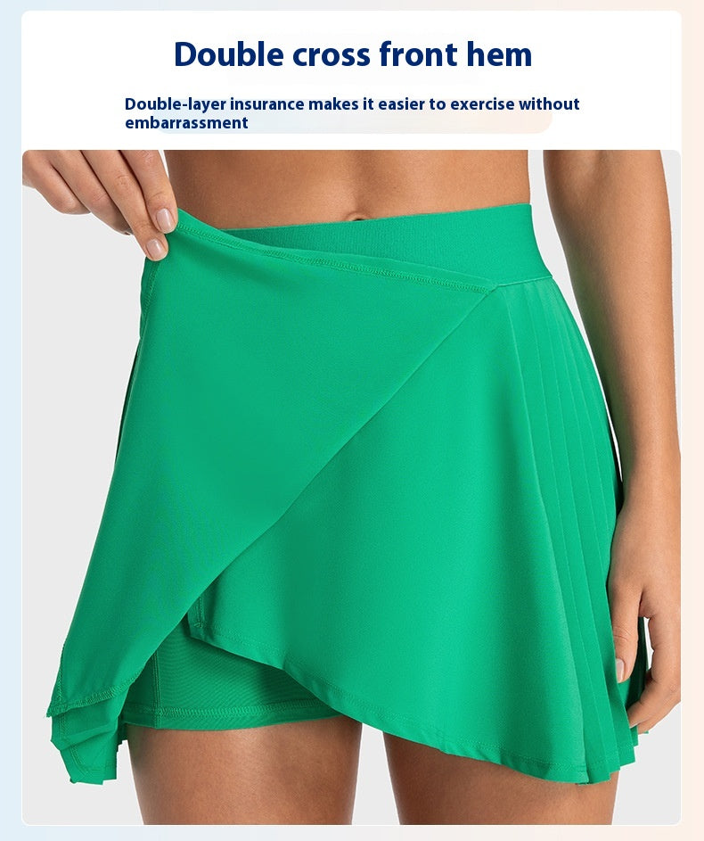 Stay Cool Hydrocool Performance Pleated Tennis Skort and Yoga Skirt
