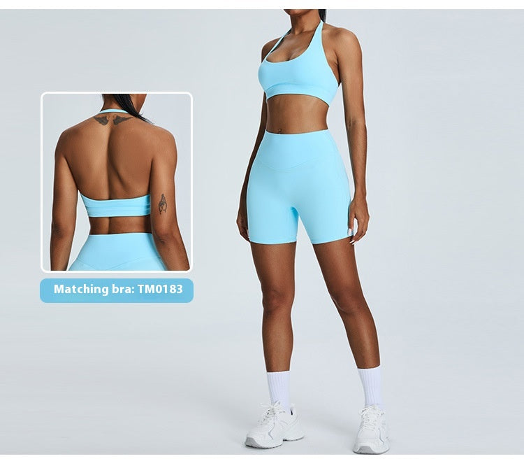 High Waist Nude Feel Yoga and Cycling Fitness Shorts for Ultimate Comfort