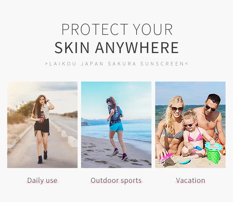 Japan Sakura Sunscreen SPF 50 PA+++ | Whitening