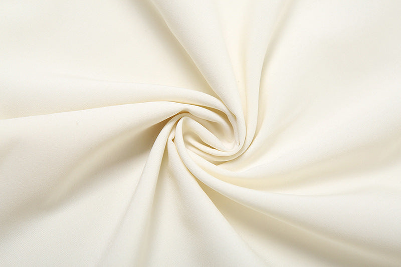 Women's Off-Shoulder Bodycon Dress - Color Contrast Fit