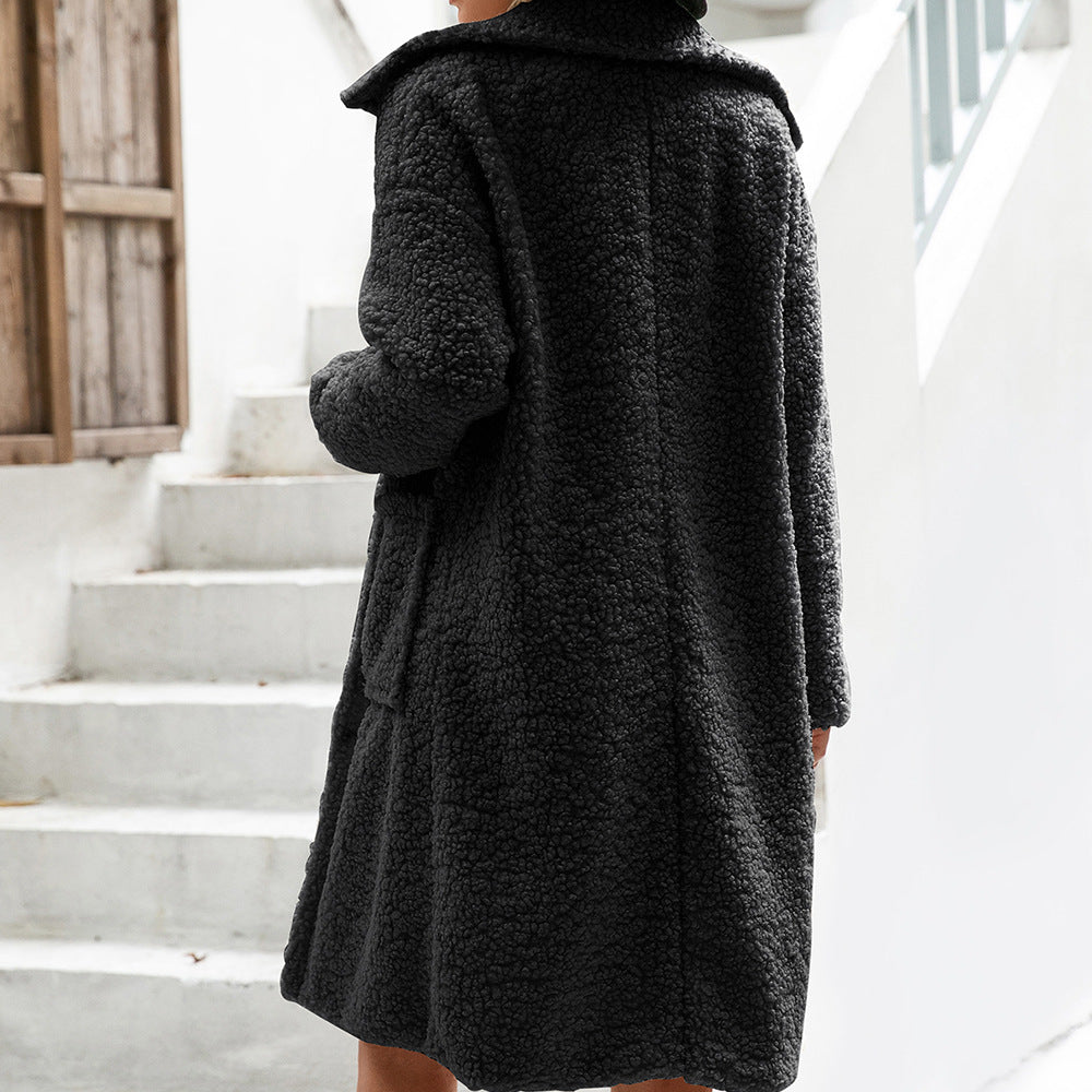 Cozy Longline Teddy Coat