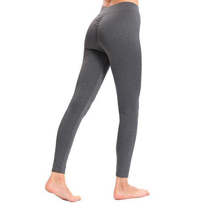 Comfortable High Waist Jacquard Texture Yoga Leggings for Active Living