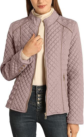 Lightweight Quilted Padded Stand Collar Zip Jacket Everyday Essential