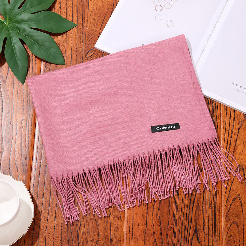 Luxurious Solid Shawl Scarf | Soft & Warm Wrap