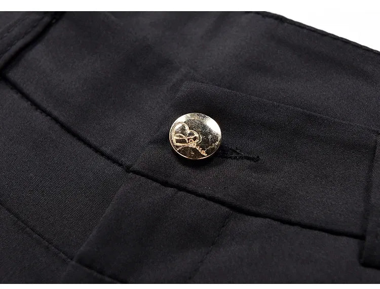 Women's Slim Fit Cropped Trousers - Chic Casual & Work Pants