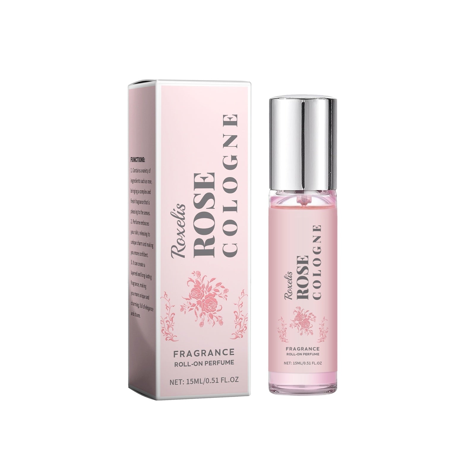 2 PCS Rose Essence Roll-On Perfume - Long-Lasting Fragrance