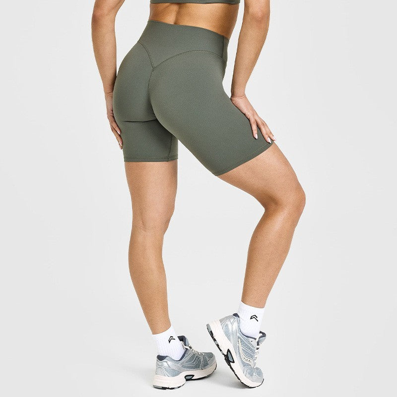 High Waist Sculpting Active Shorts for Yoga and Training Comfort