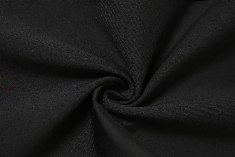 Chic Cut Out Long Sleeve Crop Top and High Waist Leggings Co-ord Set