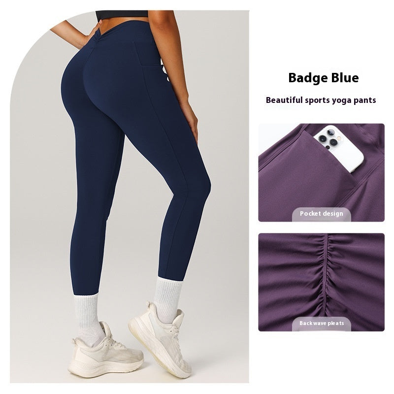 High Waist Shaping Quick Dry Breathable Active Leggings for Yoga and Fitness