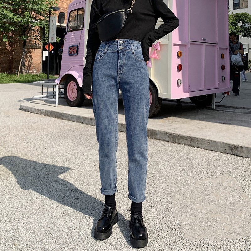 Stella High-Waist Harem Jeans