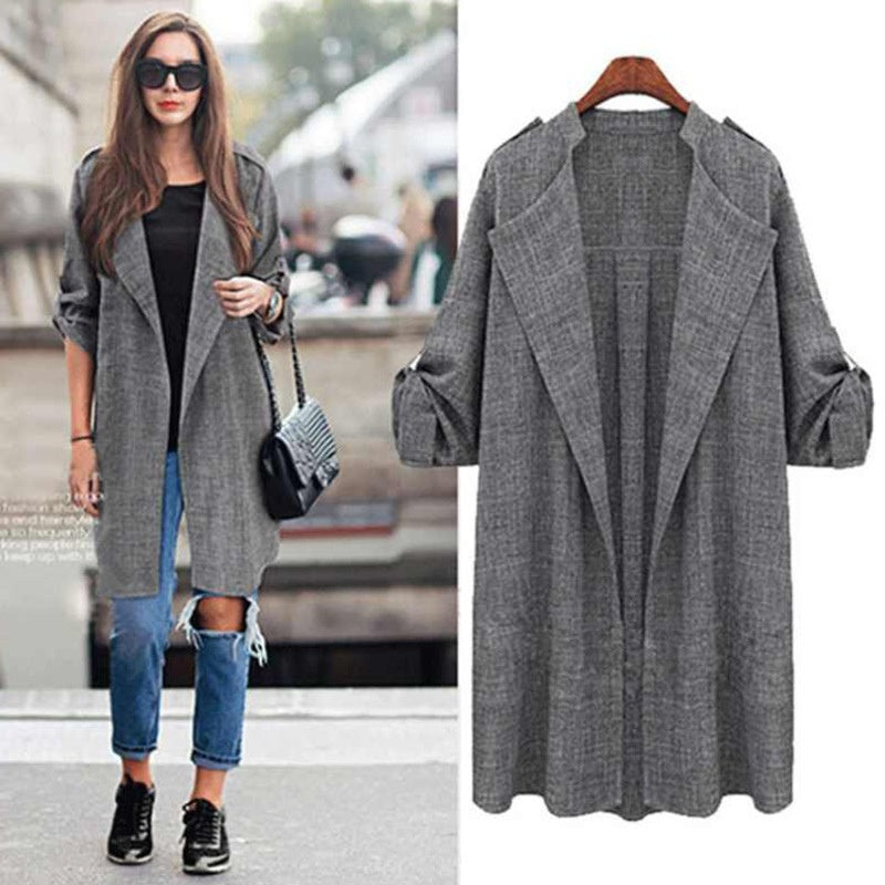 City Chic Lightweight Trench Coat