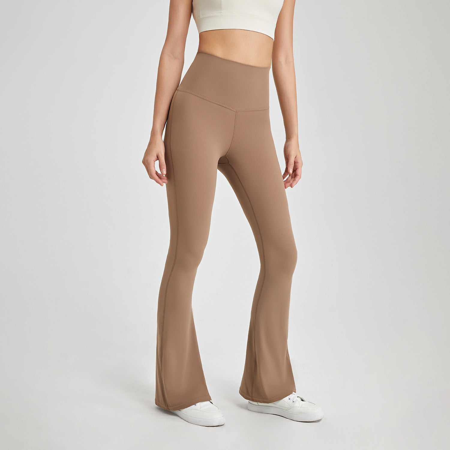 Nude Feel Flare Yoga Pants - High-Waisted Stretch Activewear