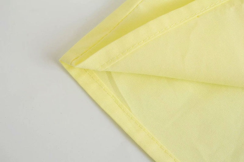 Chic Womens Retro Temperament Cropped Puff Sleeve Button Up Blouse Perfect for Summer Style