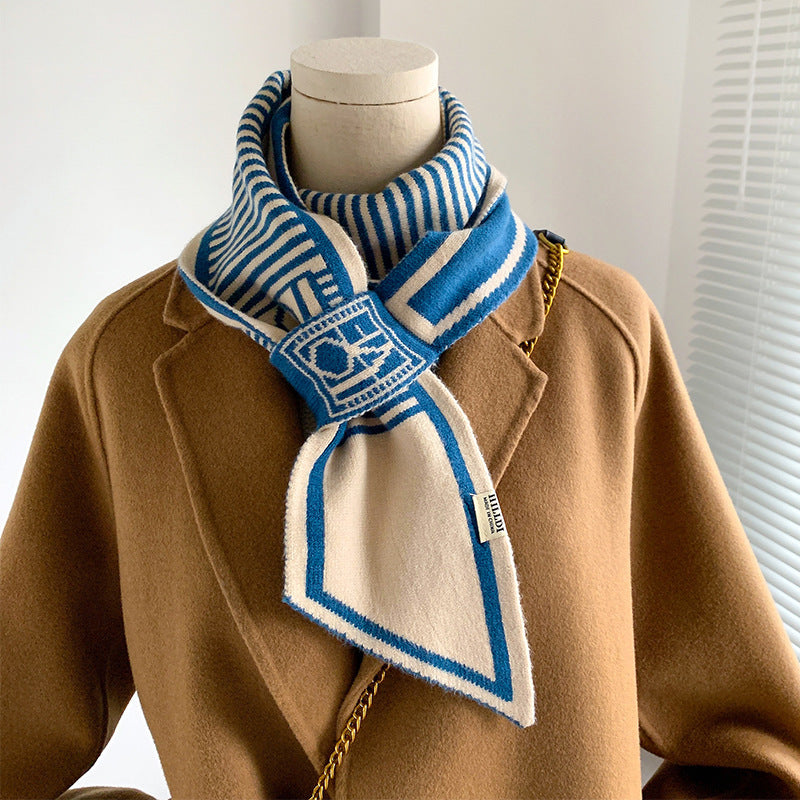 Cozy Striped Knit Scarf | Warm & Stylish Accessory