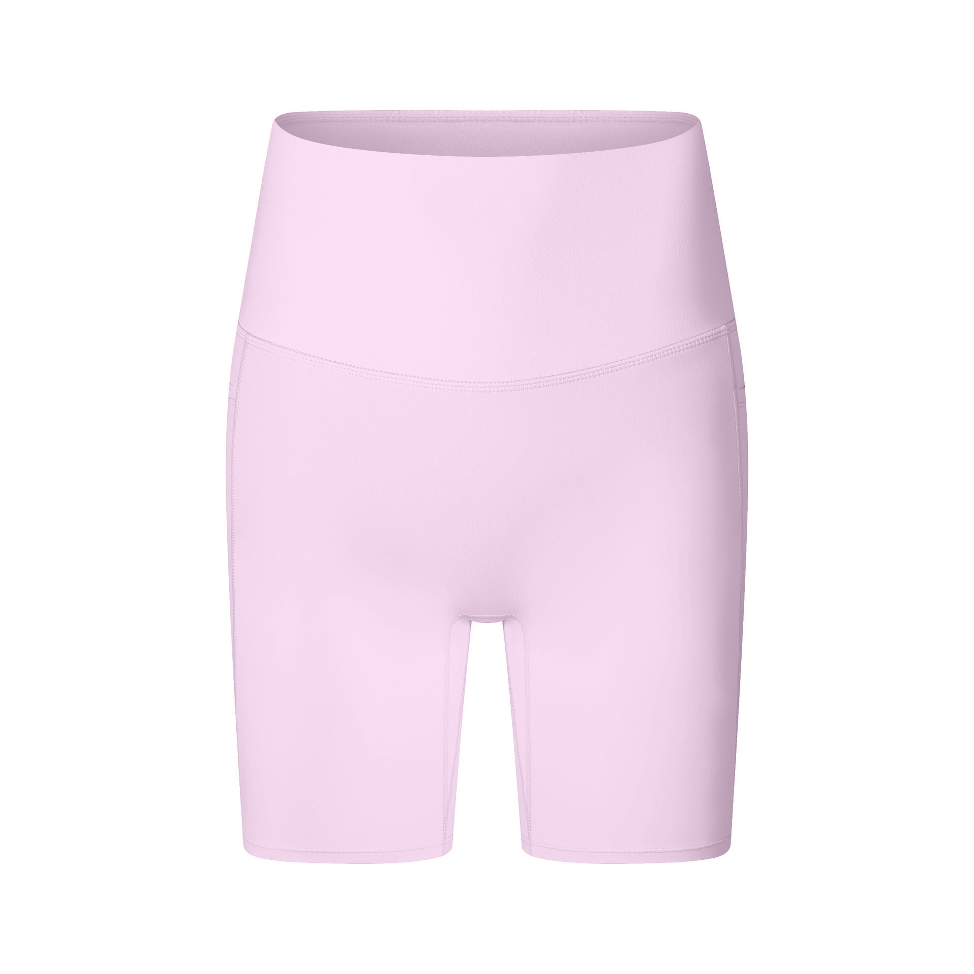 High Waist Hip Lift Nylon Active Fitness Shorts for Yoga and Workout