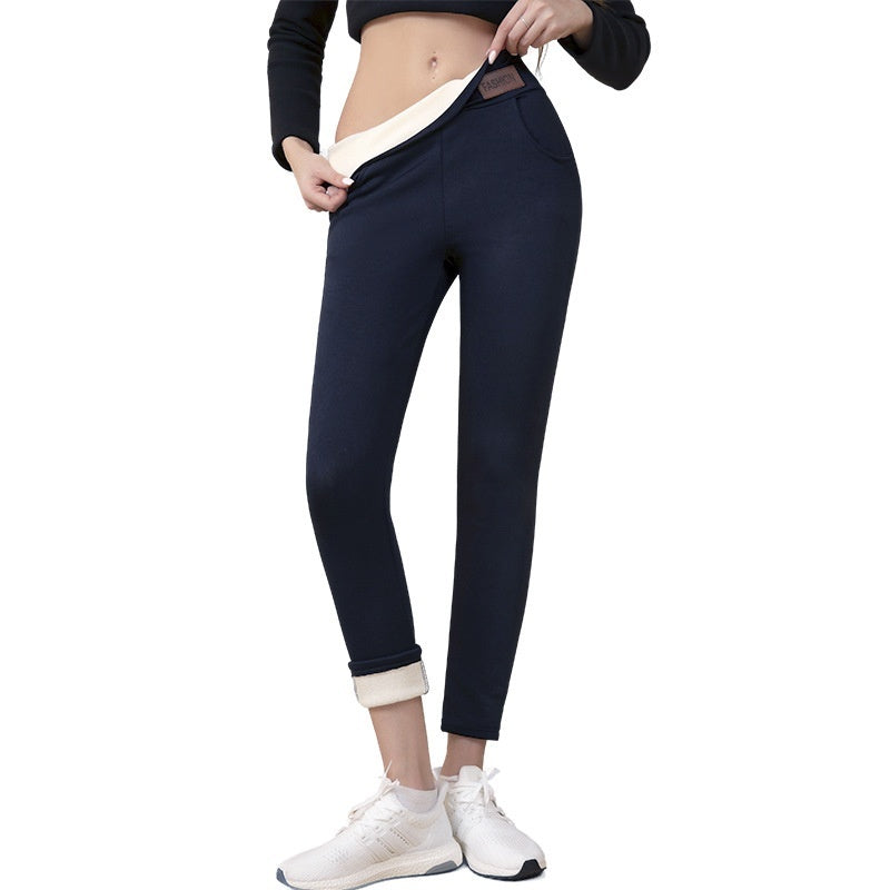 Cozy Plus Size Fleece Lined Thermal Leggings for Winter Warmth