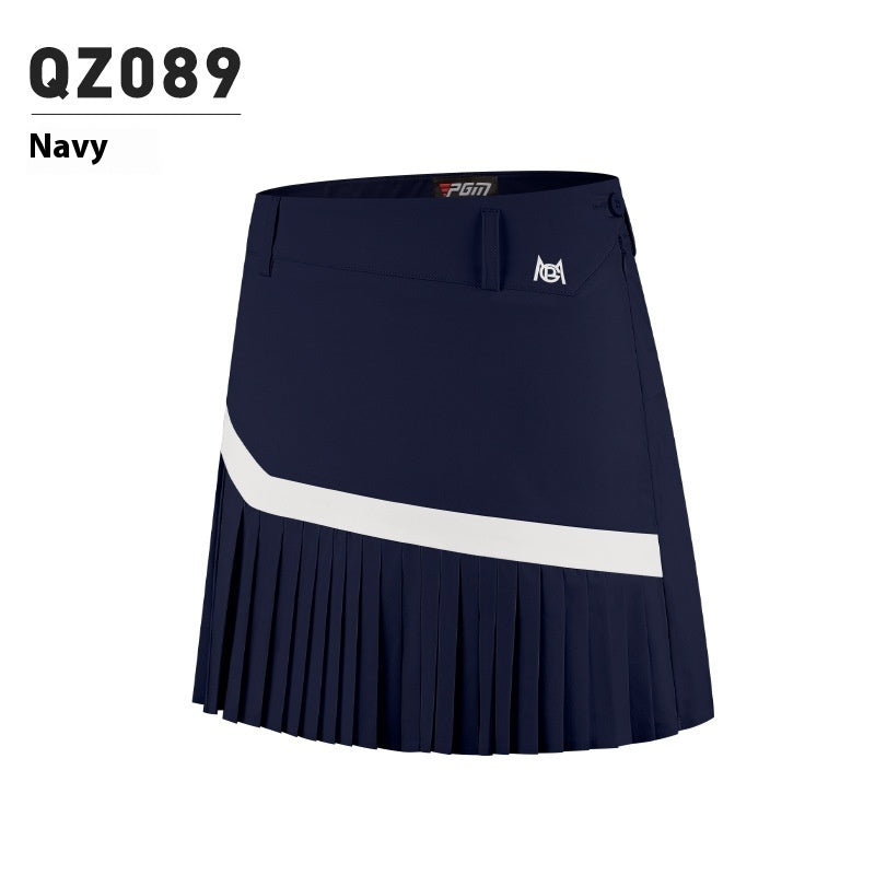 Breathable Pleated Athletic Skort with Integrated Shorts for Active Lifestyles