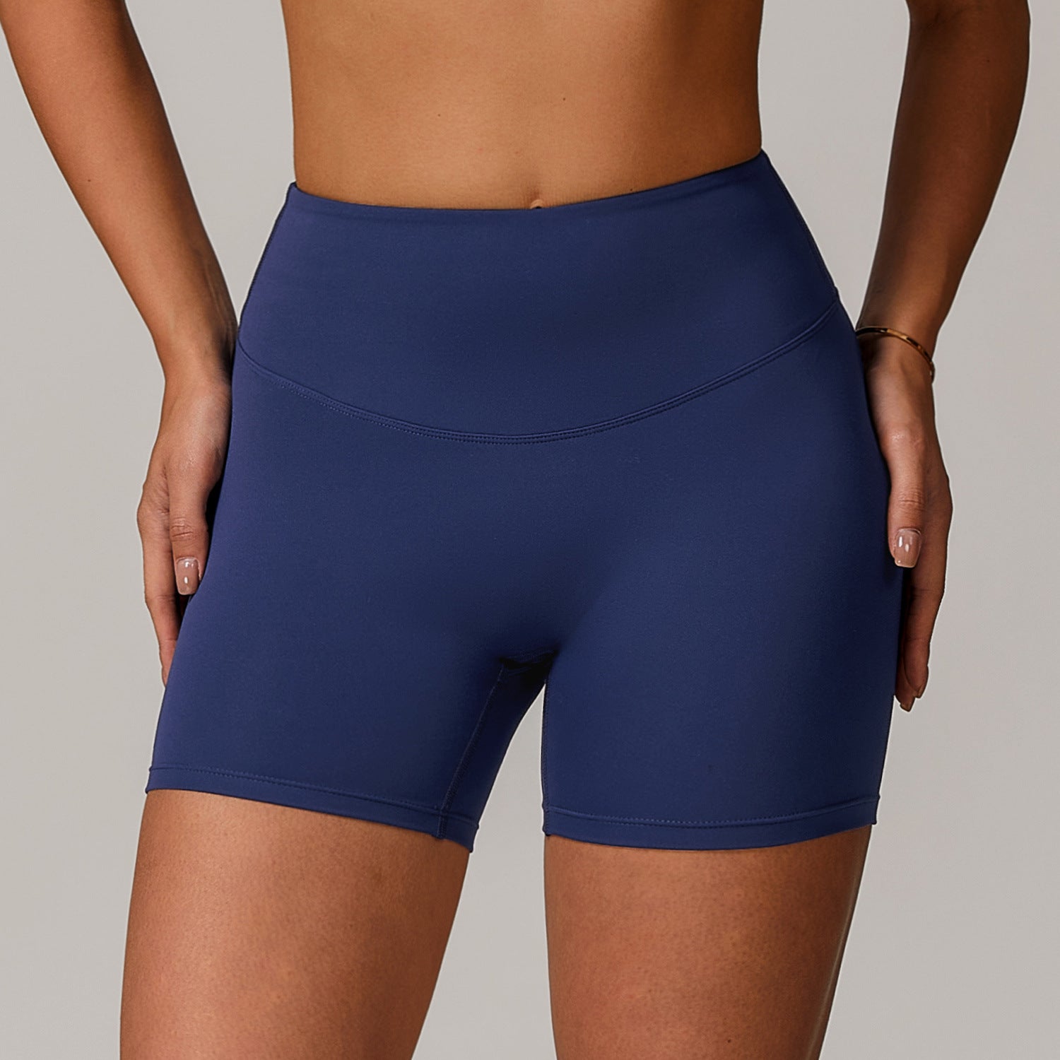High Waist Hip Lift Yoga Shorts Running Exercise Shorts