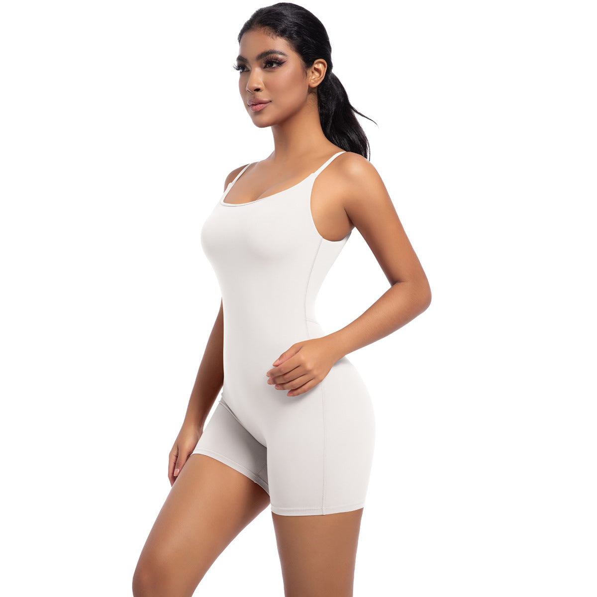 Women's Nude Feel Yoga Sports Jumpsuit - Seamless Athletic Romper