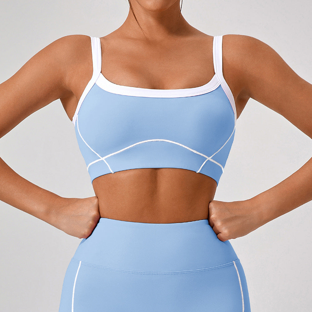 Shockproof Moisture-Wicking Sports Bra for Fitness and Active Lifestyles