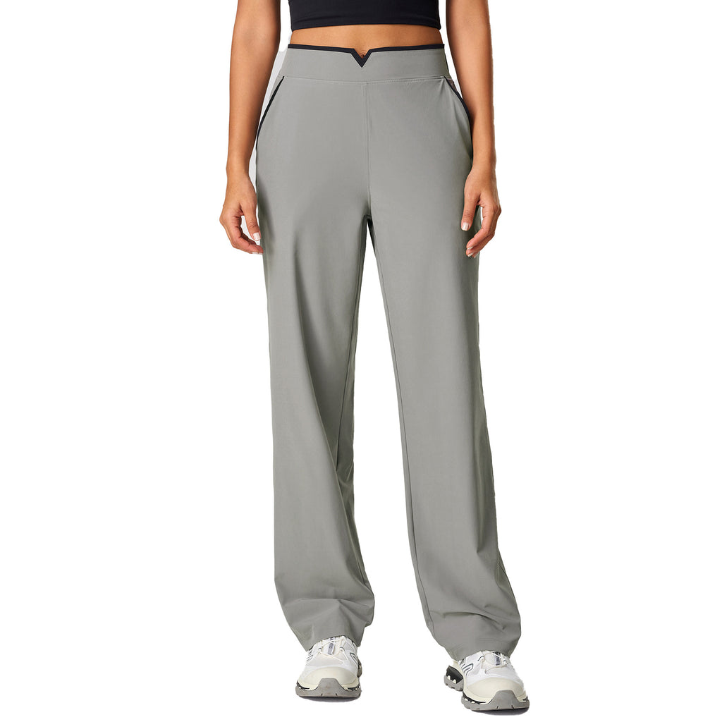 Comfortable Breathable High Waist Wide Leg Activewear Pants for Women