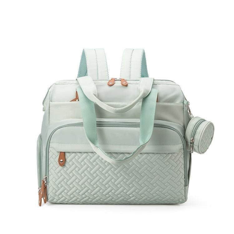 Spacious Maternity Diaper Backpack with Multi-functional Storage and Comfortable Carry