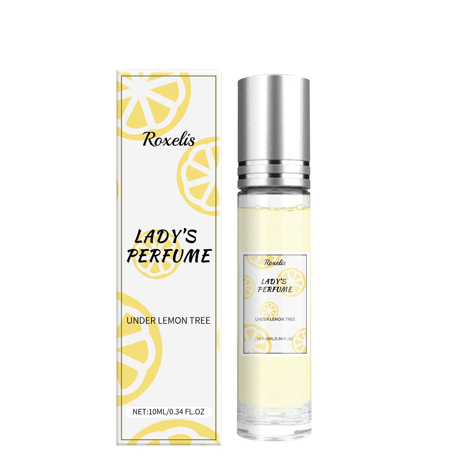 Fresh Lemon Zest 10ml Rollerball Perfume - 3Pcs