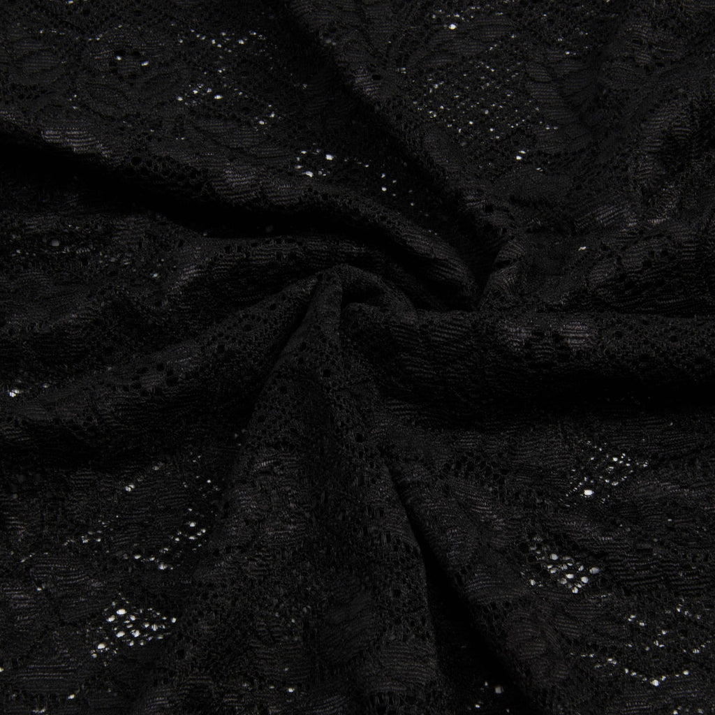 Gothic Lolita Lace Dress - Women's Black Ruffled Gown