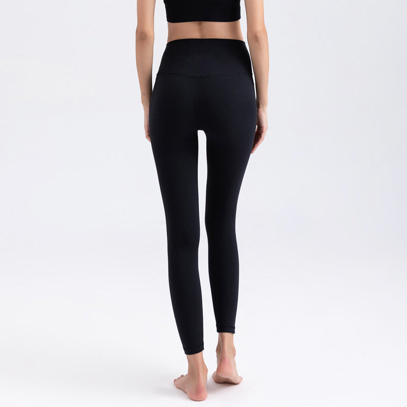 High Waisted Double Sided Brushed Yoga Leggings for Active Comfort and Style