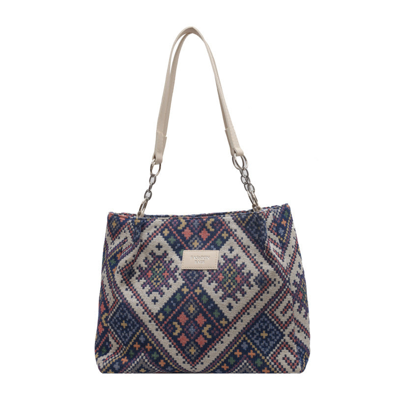 Excellent Quality Boho Canvas Tote Bag - Stylish & Versatile