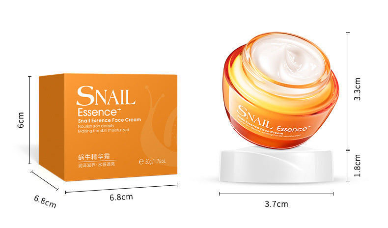 Snail Essence Face Cream - Hydrating Moisturizer 50g