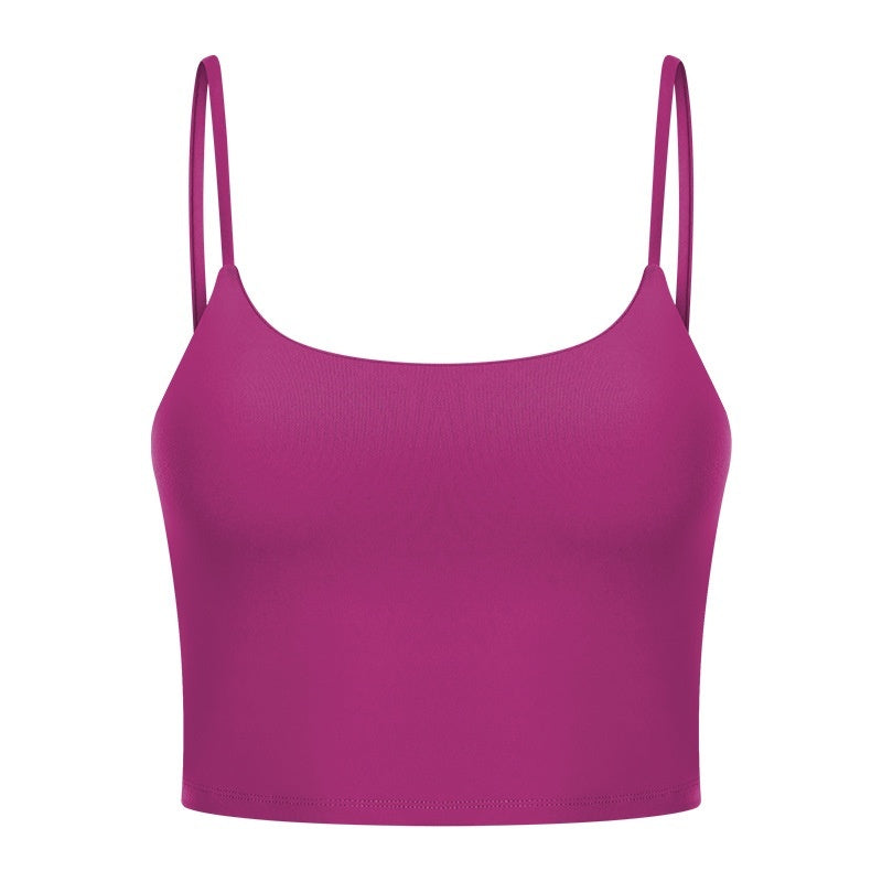 Women's Seamless Activewear Sports Bra Crop Top with Removable Padding for Yoga and Training