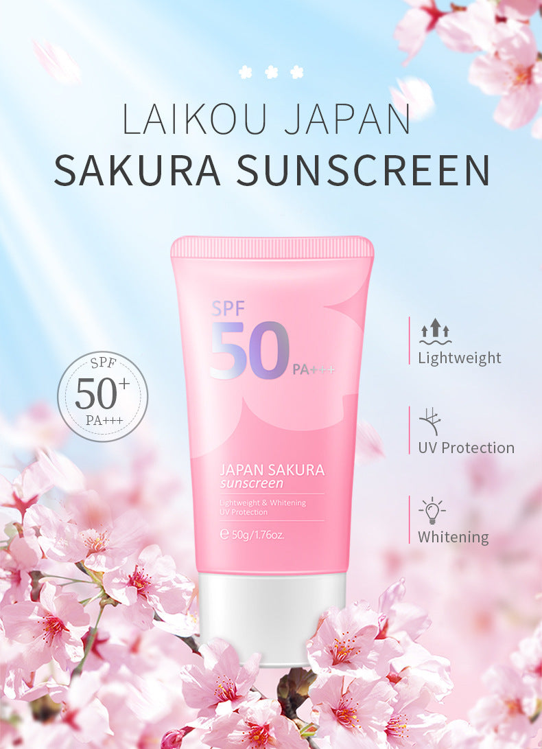 Japan Sakura Sunscreen SPF 50 PA+++ | Whitening
