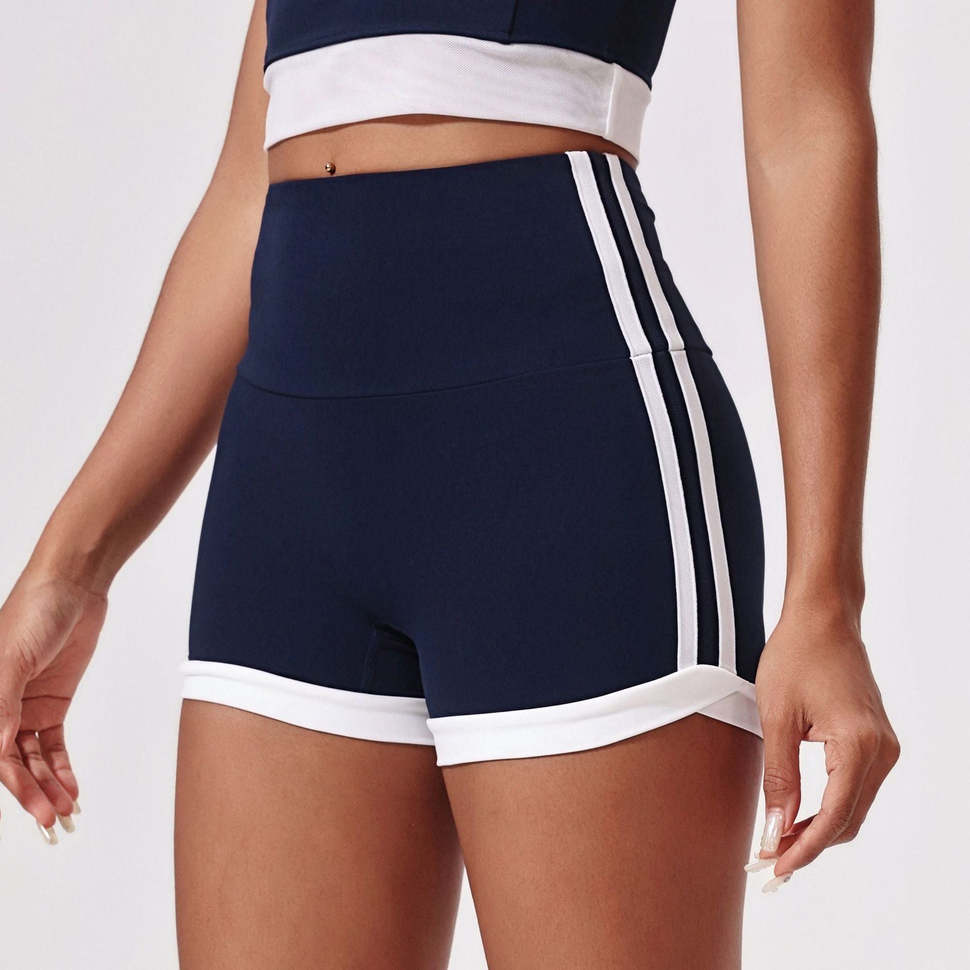 High Waist Sculpting Yoga and Training Performance Shorts