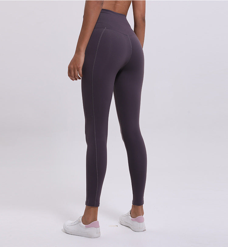 Comfortable High-Waist Cropped Active Leggings for Yoga and Fitness Workouts