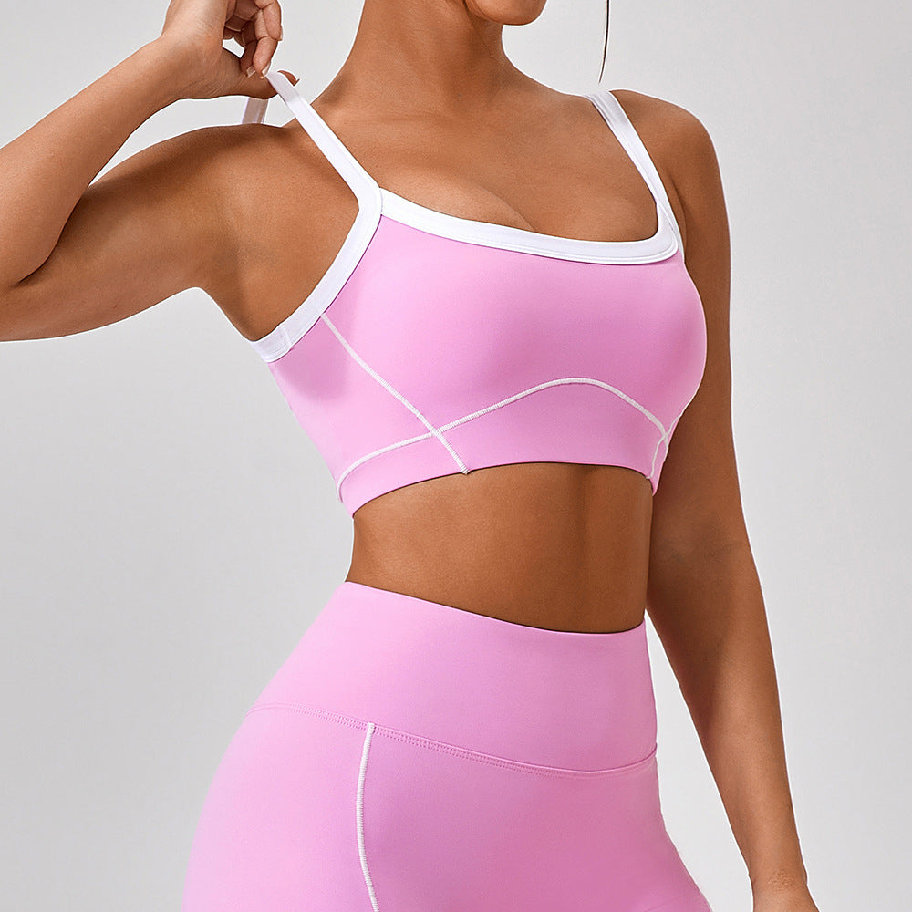 Shockproof Moisture-Wicking Sports Bra for Fitness and Active Lifestyles