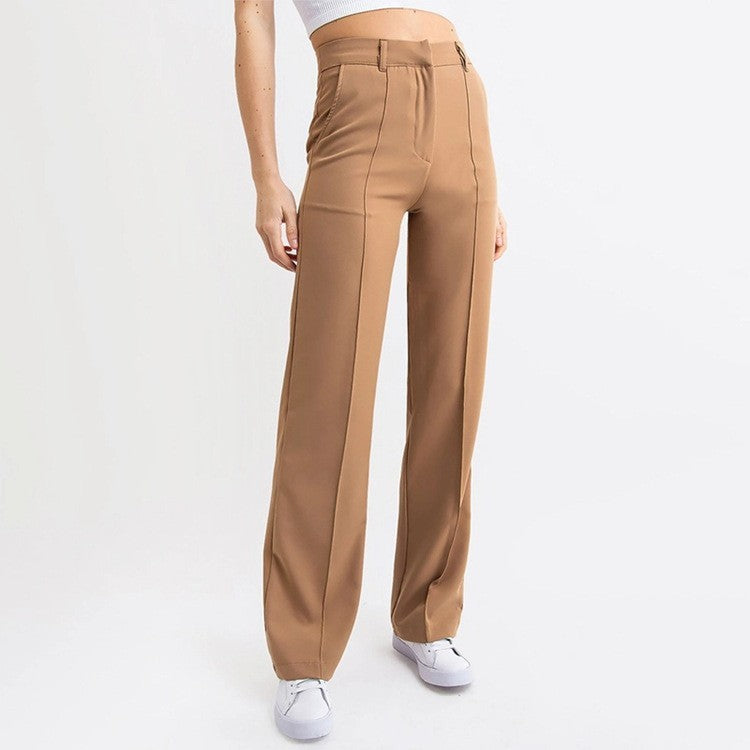 Solid Color Simple Fashion Commuter Business Casual Pants