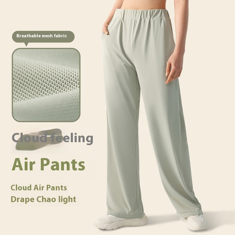 Women's Cloud Air Wide-Leg Yoga & Lounge Pants - Breathable Comfort