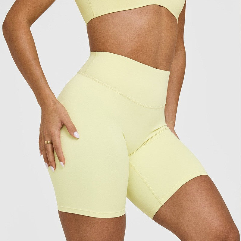 High Waist Sculpting Active Shorts for Yoga and Training Comfort