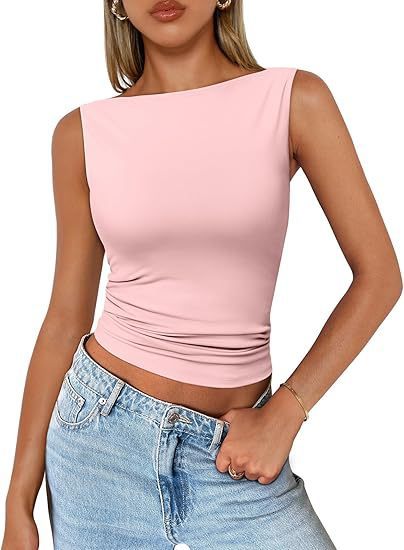 Chic Slim Fit Sleeveless Pullover Top for Women Everyday Wear