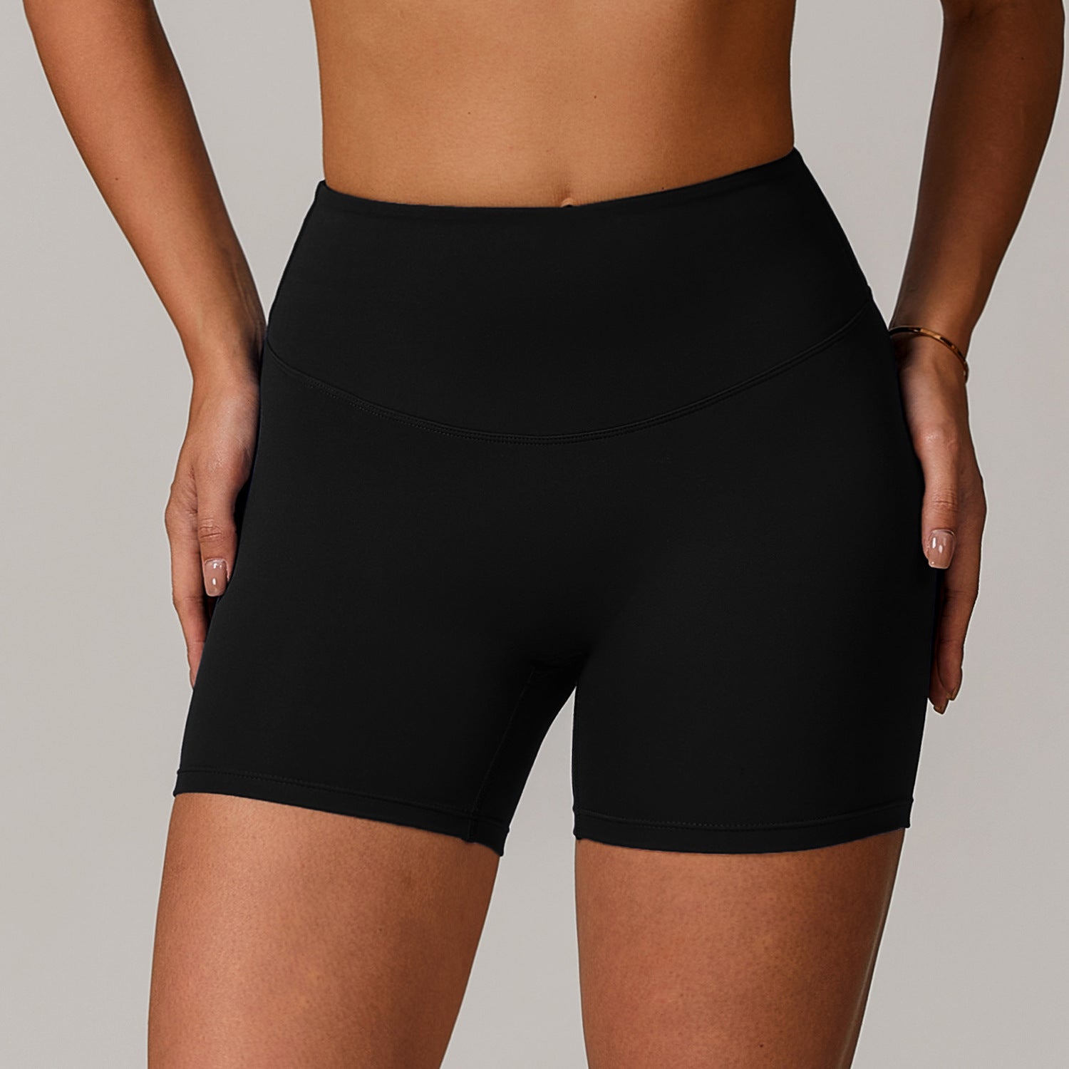High Waist Hip Lift Yoga Shorts Running Exercise Shorts