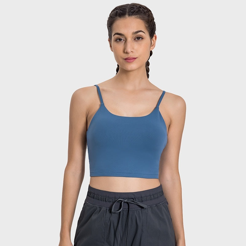 Women's Seamless Activewear Sports Bra Crop Top with Removable Padding for Yoga and Training