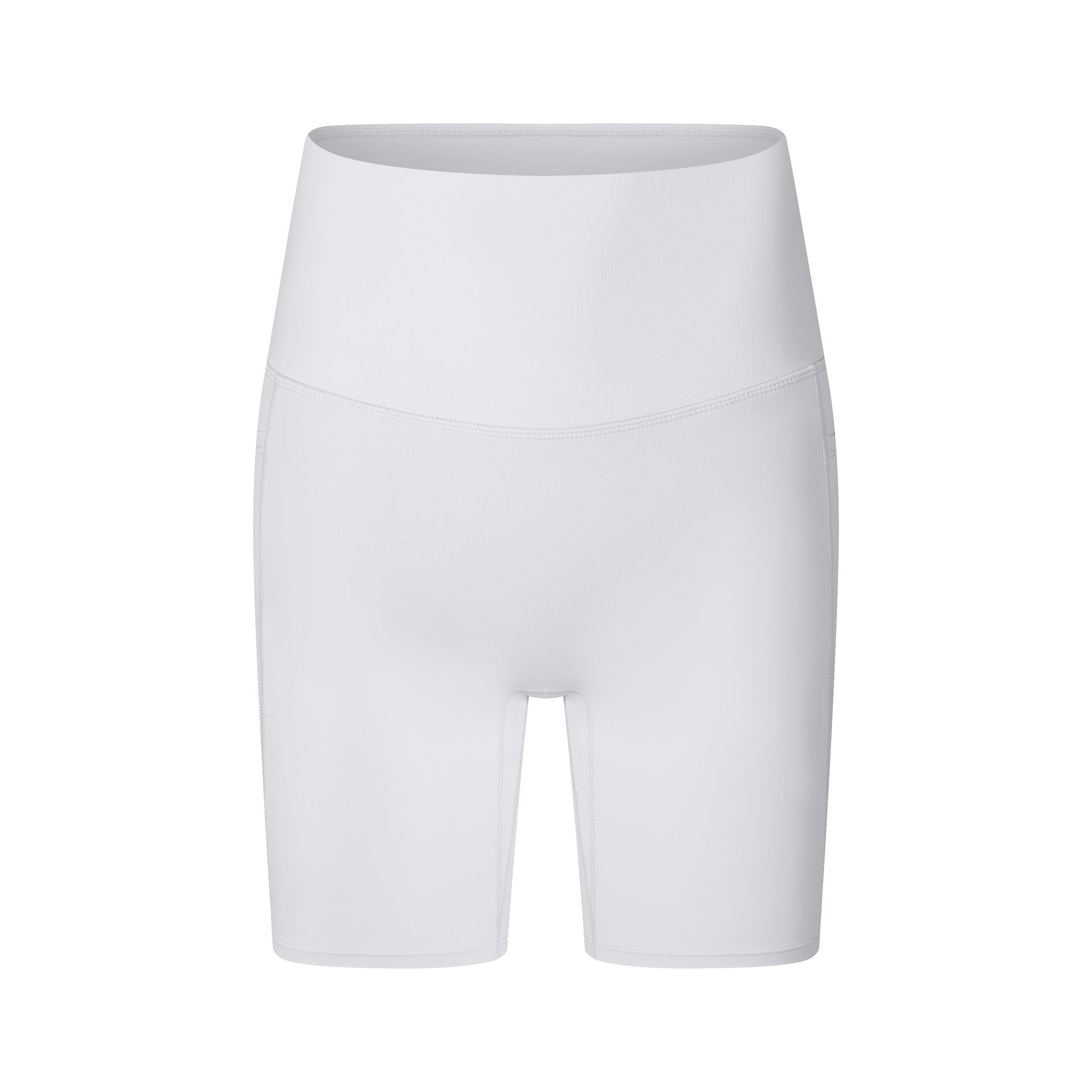 High Waist Hip Lift Nylon Active Fitness Shorts for Yoga and Workout