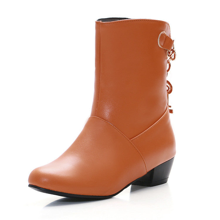 Audrey Classic Low-Heel Ankle Boots