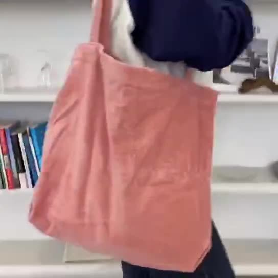 Cozy Corduroy Tote Bag - Spacious & Stylish